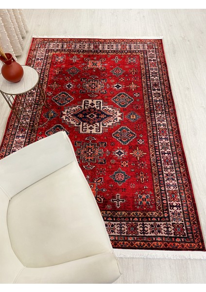 Kilim Motifli Klasik Kaymaz Taban Halı