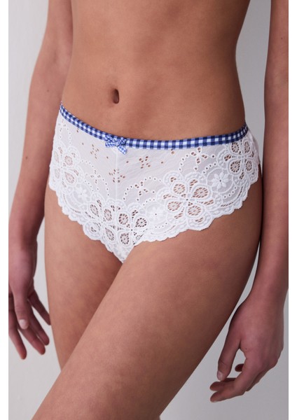 Cheeky Lace Kırık Beyaz Hipster Külot fiyatları