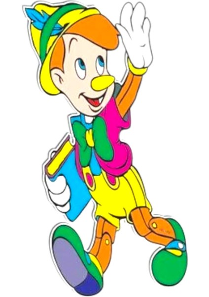 Ahşap Pinokyo Figürü Anaokulu Kreş Çocuk