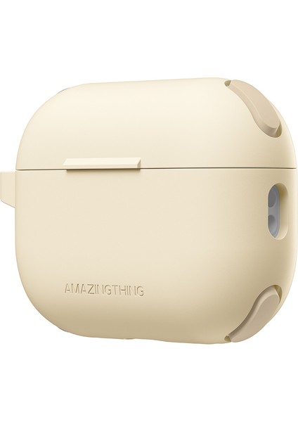 Airpods Pro 2 Uyumlu Amazingthing Airbag Köşe Tasarımlı Omni Serisi Silikon Kapak Desert Titanyum fiyatları