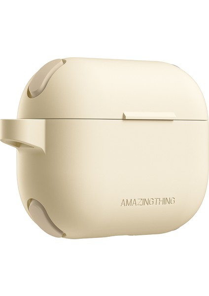 Airpods Pro 2 Uyumlu Amazingthing Airbag Köşe Tasarımlı Omni Serisi Silikon Kapak Desert Titanyum modelleri
