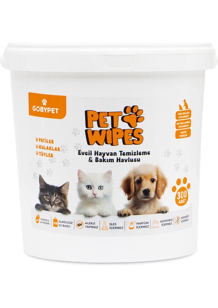 Wipes Evcil Hayvan Temizlik Havlusu 300 Ad fiyatları