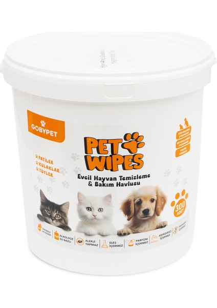 Wipes Evcil Hayvan Temizlik Havlusu 300 Ad modelleri
