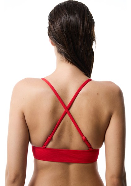 Kırmızı Tiara Bralette Bikini Üstü fiyatları