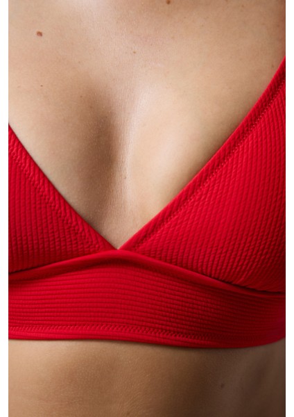 Kırmızı Tiara Bralette Bikini Üstü modelleri