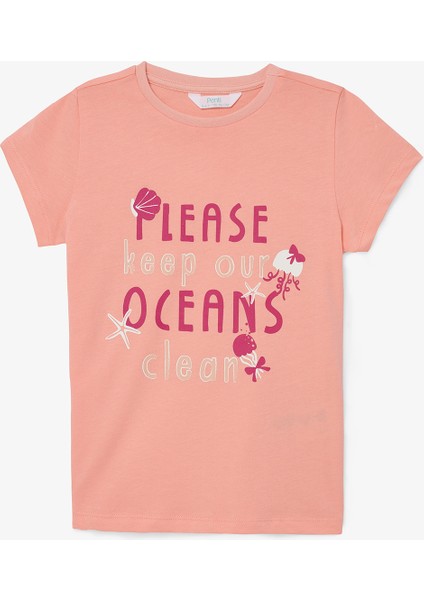 Kız Çocuk Keep Our Ocean 2li Pijama Takımı