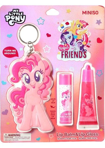 My Little Pony Lisanslı Anahtarlıklı Dudak Bakım Seti