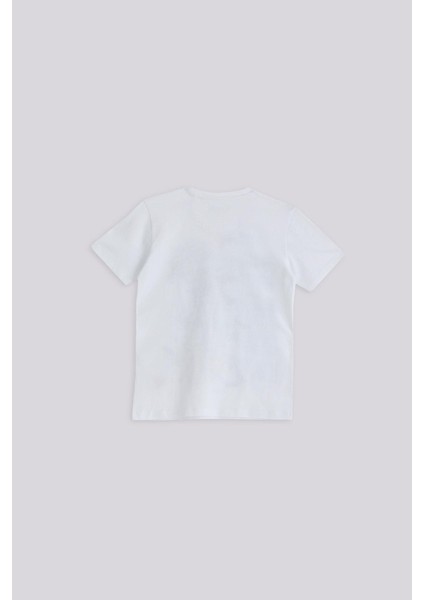 Bg Store Erkek Çocuk Beyaz Tshirt