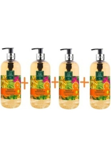 Bodrum Mandalinası Sıvı Sabun 500 ml * 4 Adet