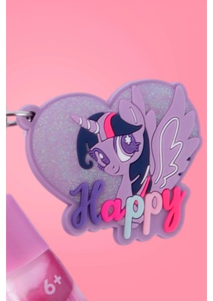 My Little Pony Lisanslı Ponpon Anahtarlıklı Dudak Bakım Seti