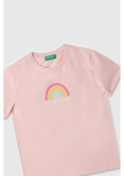 Benetton Kiz Cocuk Tisort