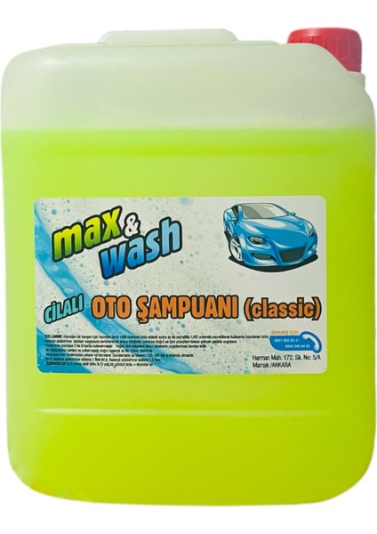 5kg Cilalı Oto Şampuanı-Cilalı Oto Yıkama Köpüğü Extra Cilalı 1/60 Oran Konsantre