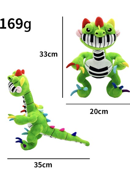Yeni Ürün Pianosaurus Plush Poppy Oyunu Piyano Dinozor Peluş Oyuncak Bebek Bebek (Yurt Dışından)