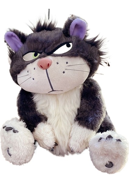 Beyaz Lucifer Bebek Bebek Kötü Kedi Peluş Oyuncaklar (Yurt Dışından)