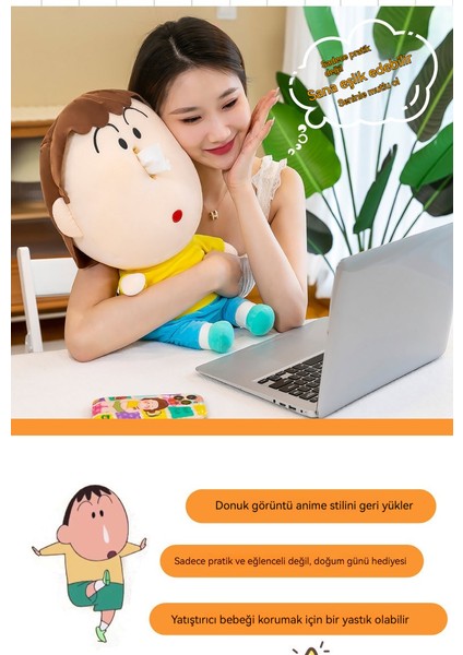 Yaratıcı Aptal Kağıt Kutusu Peluş Oyuncak Bebek (Yurt Dışından)