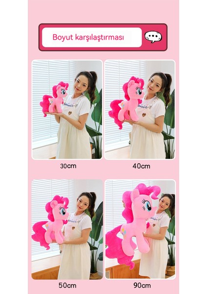 Pony Poly Unicorn Peluş Oyuncaklar Kız Çocuk Hediyeleri (Yurt Dışından)