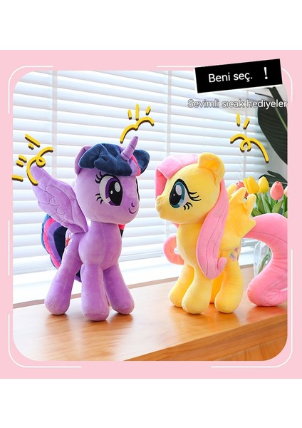 Pony Poly Unicorn Peluş Oyuncaklar Kız Çocuk Hediyeleri (Yurt Dışından)