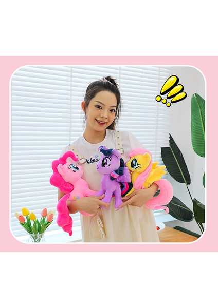 Pony Poly Unicorn Peluş Oyuncaklar Kız Çocuk Hediyeleri (Yurt Dışından)