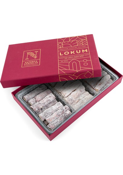 Lokum Mix 500G (Nar, Karadut, Vanilya, Beyaz) fiyatları
