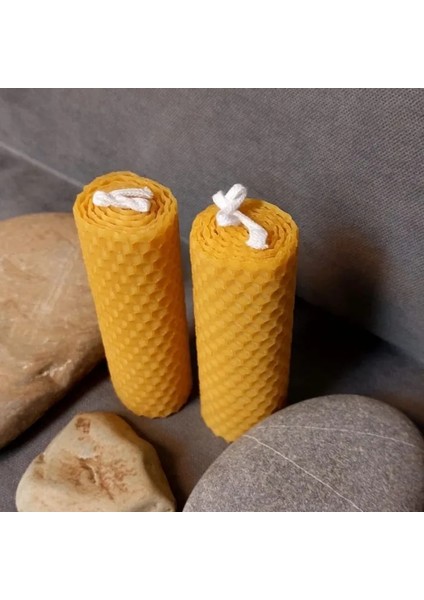 5571 El Yapımı 2'li Set Doğal Bal Mumu - 4 x 10 cm fiyatları