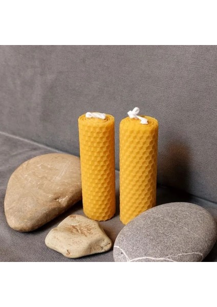 5571 El Yapımı 2'li Set Doğal Bal Mumu - 4 x 10 cm fırsatları