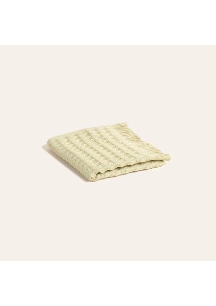 Solıd Waffle Pamuk Modal Pamuklu El Havlusu 30X50 cm Yeşil