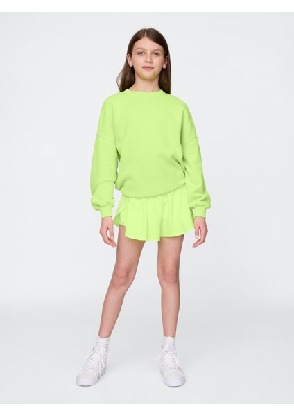 Kız Çocuk Sarı Spor Şort