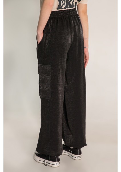 9-14 Yaş Kız Çocuk Işıltılı Kargo Pantolon modelleri