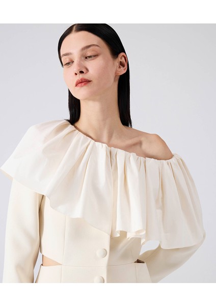 Volanlı Cutout Blazer MW6240005005096