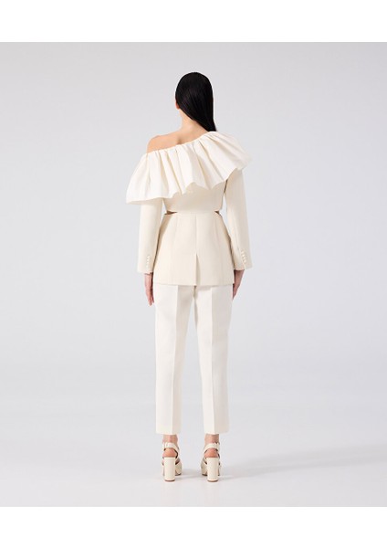 Volanlı Cutout Blazer MW6240005005096