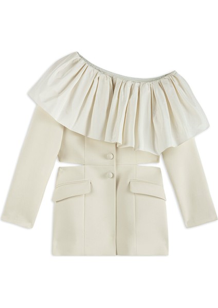 Volanlı Cutout Blazer MW6240005005096