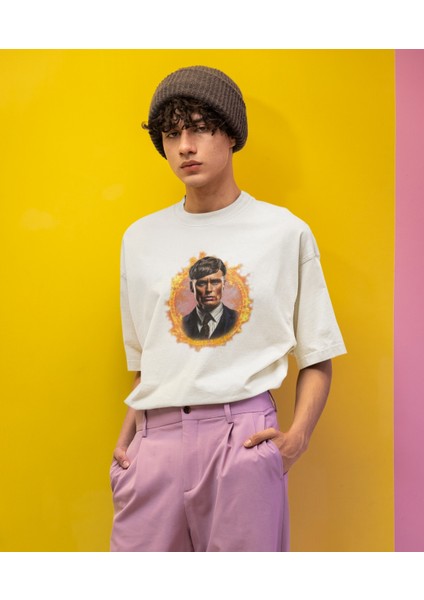 Shelby Inferno – Baskılı Oversize Erkek Tişört