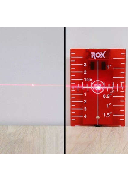Rox 0273 Lazer İçin Görünürlük Arttırıcı Lazer Hedef Kartı Plakası 104X74 mm