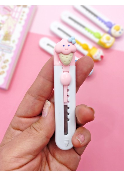 Mini Şekilli Maket Bıçağı - Sevimli Dondurma fiyatları