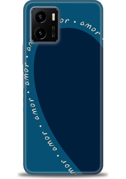 Vivo Y15S Kılıf Hd Baskılı - Amor Mavi