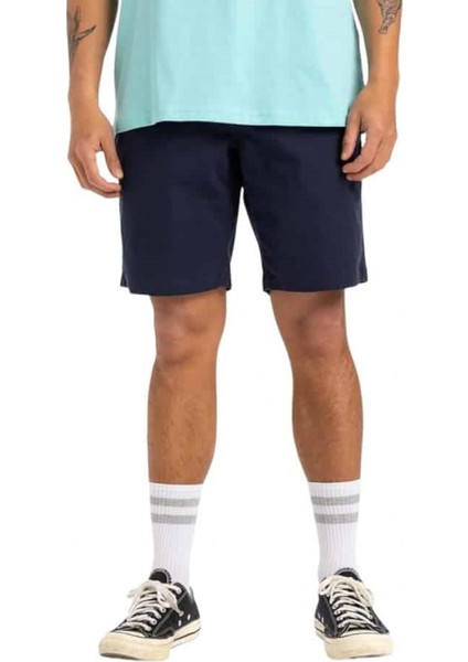 EQYWS03890 Mw Chino Straight Walk Lacivert Erkek Şort
