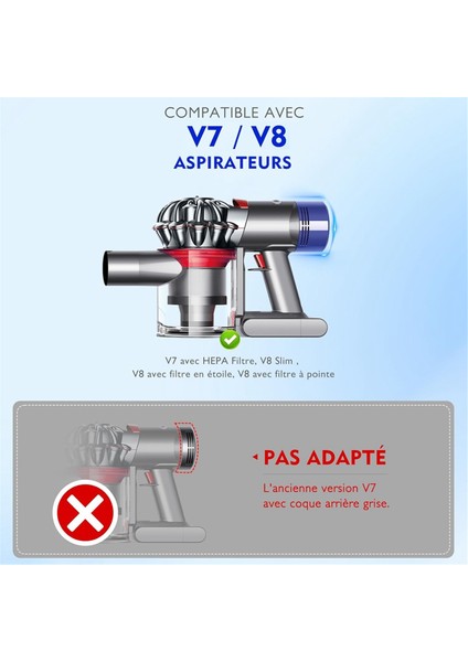 Dyson V7 V8 SV10 SV11 Elektrikli Süpürge Için Toz Haznesi Toplama Haznesi Parçası 967699-01 (Yurt Dışından)