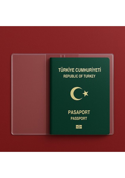 1 Adet Universal Pasaport Kılıfı Şeffaf Su Geçirmeyen Pvc Pasaport Cüzdanı Koruma Kabı indirimleri