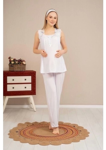 Ba-Ha 4521 Sabahlıklı Lohusa Pijama Takımı