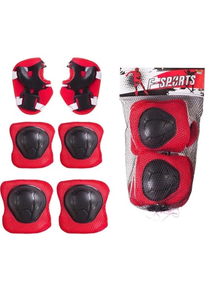 Çocuk Kask Dizlik Dirseklik Koruyucu Set 7 Parça modelleri