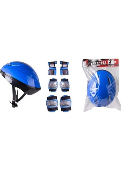 Çocuk Kask Dizlik Dirseklik Koruyucu Set 7 Parça fiyatları