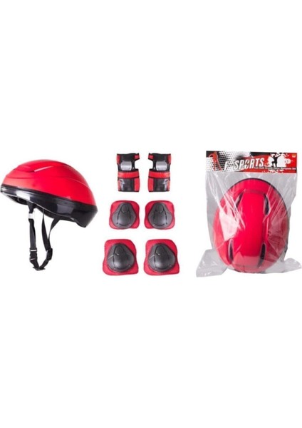 Kask Dizlik Dirseklik Koruyucu Set