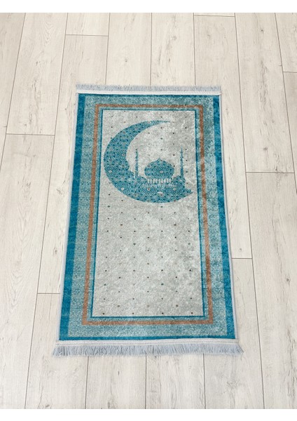 Çocuk Seccadesi Mavi 50 x 80 Ebat