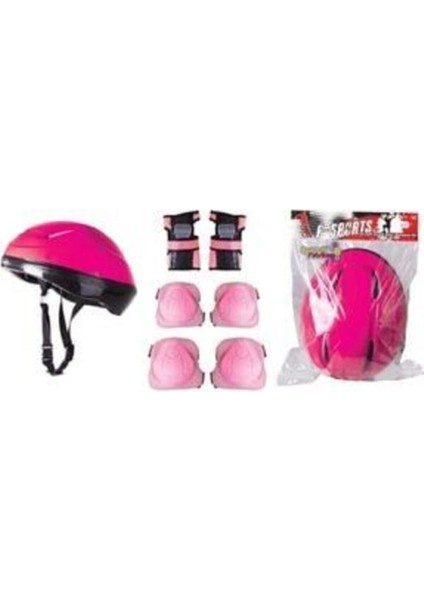 Çocuk Kask Dizlik Dirseklik Koruyucu Set 7 Parça