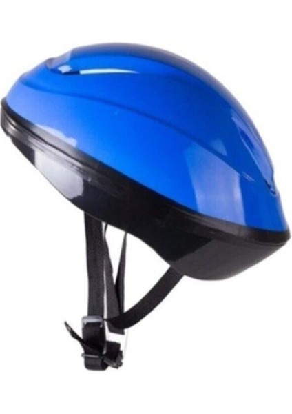 Mavi Çocuk Kask Bisiklet Scooter Kaykay Paten Koruyucu Kask Scooter Koruyucu Aksesuarlar