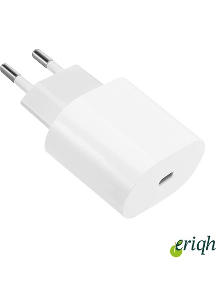 iPhone Uyumlu 20W Hızlı Şarj Adaptörü | Type-C Pd Destekli | Güvenli & Kompakt Tasarım