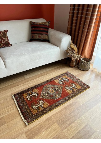 50 x 100 cm El Dokuma Küçük Boy Türk Kilim Boho Stili Paspas Banyo Veya Oturma Odası Kilim modelleri
