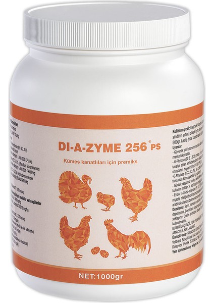 Dıazyme 256 Ps Tavuklar Için