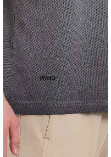 Erkek Siyah Bisiklet Yaka Yıkamalı Basic T-Shirt - 165 fırsatları