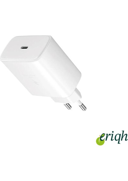Samsung Uyumlu 25W Süper Hızlı Şarj Başlık | Usb-C Pd Adaptör | Galaxy S, A, Note Serileri ile Uyumlu | Kablo Hariç